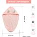 Galat e Hair Turban Set - 2 Microfiber Towel Dryers with Cute Rabbit Ears | Quick-Dry Headscarf for Long Hair - Pink & Green | Perfect for Women and Girls - Buy Online on SooperMarket.com