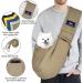 Buy Hand-Free Khaki Pet Carrier Bag - Breathable Cotton Travel Bag for Dogs & Cats - Buy Online on SooperMarket.com