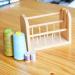 Hand U Journey Wood Spools Holder | 3-Thread Beech Rack Organizer for Macrame, Weaving, Sewing & Yarn - Buy Online on SooperMarket.com
