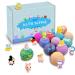 Bath Bombs for Kids Girls Boys Teens with Surprise Toys Inside Kid Natural Bath Bomb 12 Pack Bubble Fizzes Bath Bombs Gift Kit for Birthday Christmas