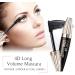 Mascara 4D Silk Fiber Waterproof: Black Volume and Length Smudge-Proof Mascara Thickening Lengthening Mascaras No Clumping Lasting All Day - Buy Online on SooperMarket.com