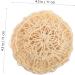 KALLORY 2pcs Natural Loofah Bath Sponge Set - Exfoliating Scrubber for Showers & Spa | International Shipping - Buy Online on SooperMarket.com