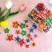 100PCS Glutinous Edible Rice Paper Flower Shape Cake Baking Decoration Edible Flower for Cake Toppers Birthday Wedding Party Cupcake Food Decorations Rice Paper Cupcake Topper Decoration - Buy Online on SooperMarket.com