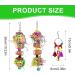 Aobuviou 3 Pack Budgie Toys Parrot Toys Bird Toys for Caged Birds Cockatiel Toys Bird Shredding Toy Foraging Shredder Toy Parrots Chewing Toys Parrot Cage Shredder Toy for Small Parakeets - Buy Online on SooperMarket.com