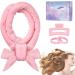 CORATED Heatless Curling Rod Headband - 60 Extra Long Soft Hair Curlers for Overnight Curls - No Heat Styling for Short & Long Hair - Pink - Buy Online on SooperMarket.com