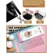 Kalolary 20PCS Luminous Glitter Gel Nail Polish Strips - Glow in the Dark Adhesive Full Wrap Stickers + Nail File - Rose - Buy Online on SooperMarket.com
