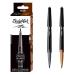 BIC BodyMark Temporary Tattoo Marker with Brush Tip, Henna Vibes, Black and Brown Ink Color, 2-Count 2 Count Henna Vibes