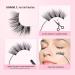 Glowingwin Half Lashes: Cat Eye False Eyelashes, Natural Look, 10 Pairs Corner Lashes, Handmade Reusable Mink Fluffy Lashes - Clear Band Half Lashes-09 - Buy Online on SooperMarket.com