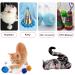 Voviggol 20-Pack Sparkle Cat Balls - Large Glittering Pom Pom Toys for Indoor Kittens - Fuzzy Colorful Balls - Buy Online on SooperMarket.com