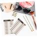 Baluue 63 Sheets Waterproof Eyebrow Stickers Imitation Eyebrow Stick on Eyebrows Makeup Brow Sticker Brown - Buy Online on SooperMarket.com