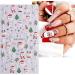 JMEOWIO 3D Embossed Christmas Glitter Nail Art Stickers Decals Self-Adhesive 5D Snowflake Xmas Winter Holiday Santa Cute Nail Supplies Nail Art Design Decoration Accessories 4 Sheets - Buy Online on SooperMarket.com