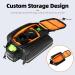 ROCKBROS Waterproof Carbon Leather Bike Rack Trunk Bag - Rear Seat Cargo Pannier Handbag - Buy Online on SooperMarket.com