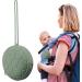 Baok Silicone Pacifier Travel Case | Portable Pacifier Holder with Zip Lanyard | Diaper Bag & Stroller Accessory in Green - Buy Online on SooperMarket.com