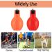 Zhujiehigh 2-Piece Hygienic Hand Whistle Set - Sports Referee Dog Training & Coaching Accessories | Trill Whistles for Coaches & Teachers - Buy Online on SooperMarket.com