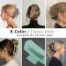 HQ-SITE 8 Pack Large Rectangle Hair Claw Clips - Strong Hold Matte Square Clips for Women - Non-slip Big Jaw Clips - Neutral Colors - 4.1 Inches - Buy Online on SooperMarket.com