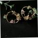 PACKOVE Circle Earrings Fashion Earrings Women Earrings Flower Earrings Vintage Accessories - Buy Online on SooperMarket.com