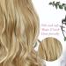 REECHO Invisible Wire Hair Extensions - 16 Inch Curly Wavy Headband Hairpiece for Women - Adjustable & Secure Clips - Buy Online on SooperMarket.com