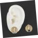 Pair of Human Ear Model Silicone Mold for Jewelry and Body Stencils - White Medium - Buy Online on SooperMarket.com
