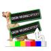 pieces P24S K9 dog harness velcro stickers design yourself for medium and large dogs with name Large Neon Green Large Neon Green