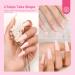 Saviland Nail Stamp Set 03 - Sheerness Jelly French Tip & Pink Gel Polish | Nail Accessories & Stamper for Stunning French Nail Designs - Buy Online on SooperMarket.com