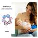 VILLCASE 6Pcs Professional Breastfeeding Cushions | Anti-Overflow Breast Pads for Moms - 10cm Polyester Cotton & TPU Coated Cloth - Buy Online on SooperMarket.com