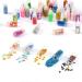 PHOGARY 48 Bottles Nail Art Decoration - Glitter Powder Sequins & Beads for DIY Nail Eye & Face Makeup - Buy Online on SooperMarket.com