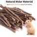 Natural Apple Sticks Treats for Small Animals - Chew Toys for Chinchilla, Guinea Pigs, Hamsters - 10.5 oz Pack - Buy Online on SooperMarket.com