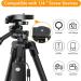 Professional 60 Camera Tripod with Phone Mount & Remote | Aluminum Portable Stand with Travel Bag | Compatible with Phone, Camera, Projector, DSLR | 5-Section Tripod - Buy Online on SooperMarket.com