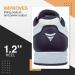 Nordcore Weightlifting Shoes - Powerlifting & Bodybuilding Squat Shoes in White 43 EU | International Shipping Available - Buy Online on SooperMarket.com