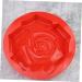 HOMSFOU 3pcs Rose Cake Mold Silicone Flower Cake Pan Homemade Soap Molds Birthday Cake Mold Silicone Muffin Cup Silicone Pie Baking Pan Baking Tiramisu Pan Mini Bread Pan Silica Gel 24X24X5CMx3pcs - Buy Online on SooperMarket.com