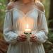 Shop Bofunx Drip Protection Candle Wreaths for Christening Baptism & Wedding - Decorative Skirts with Fish & Pearls - Buy Online on SooperMarket.com