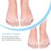1 Pair Gel Toe Separators for Bunions & Overlapping Toes - Toe Straightener and Big Toe Corrector - Buy Online on SooperMarket.com
