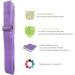 UBING Leg Stretcher Door Flexibility Trainer | Splits Trainer for Dance Ballet | Over The Door Stretch Strap for Flexibility - Light Purple - Buy Online on SooperMarket.com