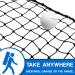 High Impact Heavy Duty Golf Netting for Hitting, Driving, and Chipping | 10 X 10 Black Net with Carabiners - Buy Online on SooperMarket.com