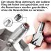 Manual Stainless Steel Nasal Hair Trimmer with Cleaning Brush | Portable Nose & Ear Hair Cutter for Home & Travel - Buy Online on SooperMarket.com