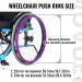 Wheelchair Wheel Covers Wheelchair Push Rim Covers Wheelchair Push Rim Covers Non-Slip Wear-Resistant Hand Push Cover Improve Grip and Traction(Purple 24 inches) 24 inches Purple - Buy Online on SooperMarket.com