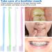 4PCS Orthodontic Toothbrush Set - Double-Ended Interspace Toothbrush for Braces & Teeth Cleaning - International Shipping Available - Buy Online on SooperMarket.com