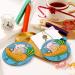 YYHHAOFA Sunflower Seeds and Rabbits Prints Christmas Ceramic Round Pendant Decoration - Festive Hanging Ornament for Stores and Homes -2.9 in - Buy Online on SooperMarket.com
