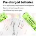 1.2V AA NIMH 900mAh Rechargeable Batteries - 12 Pack for Outdoor Solar Lights & LED String Lights - Buy Online on SooperMarket.com