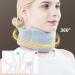 Neck Brace Cervical Collar Adjustable Soft Brace Wraps for Neck - Soft Neck Support Brace for Sleeping Aligns & Stabilizes Vertebrae Ensures Stability for Women & Men - Buy Online on SooperMarket.com