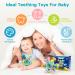 Site Ring Baby Toy | 0-3 Months Silicone Teething Rattle | Montessori Veilchen Root Gift | Fresh Green Sensory Balls - Buy Online on SooperMarket.com