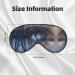 SSIMOO Eyelash Soft Sleep Eye Mask | Breathable Eye Patch for Women | Perfect Travel Accessory | Relaxation & Comfort Black - Buy Online on SooperMarket.com