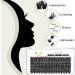 B&Q Cluster Lashes 10mm - 72 Clusters | D Curl Individual Natural Eyelash Extensions - Soft Fluffy DIY Lash Extensions - Buy Online on SooperMarket.com