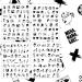 Bad Girl 3D Nail Art Stickers - Black and White Self Adhesive Design for Sexy Women and Girls | 8 Sheets - Buy Online on SooperMarket.com