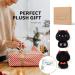 Mewaii 14'' Soft Black Cat Mushroom Plushie Stuffed Animal Pillow Toy | 14 Inch Squishy Plush - Buy Online on SooperMarket.com