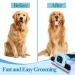 HZPolang Deshedding Tool for Dogs - Pet Hair Remover Grooming Brush for Small, Medium & Large Breeds - Cats, Horses - Short or Long Hair Deshedder - Buy Online on SooperMarket.com
