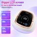 268W UV Nail Lamp with Sensor, Timer Setting, LCD Screen - Professional Nail Art Tool for DIY at Home Salon - Off-White - Buy Online on SooperMarket.com