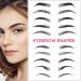Skymore Eyebrow Ruler 100Pcs - Disposable Microblading Stencil & Shape Kit for Perfect Brows | 3-Minute Makeup Tool - Buy Online on SooperMarket.com