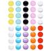 Pudsern 40 pieces 5G cosmetic container empty round cosmetic container with lid plastic container for creams nail polish lip balm lip gloss make-up storage (10 colors) 5G-40PCs