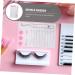Gogogmee Magnetic Eyelash Board False Eyelashes Eyelash Display Board Lash Pallet Eyelash Holder Board Lash Extension Supplies Lash Storage Board Eyelashes Grafting Tool White Acrylic - Buy Online on SooperMarket.com